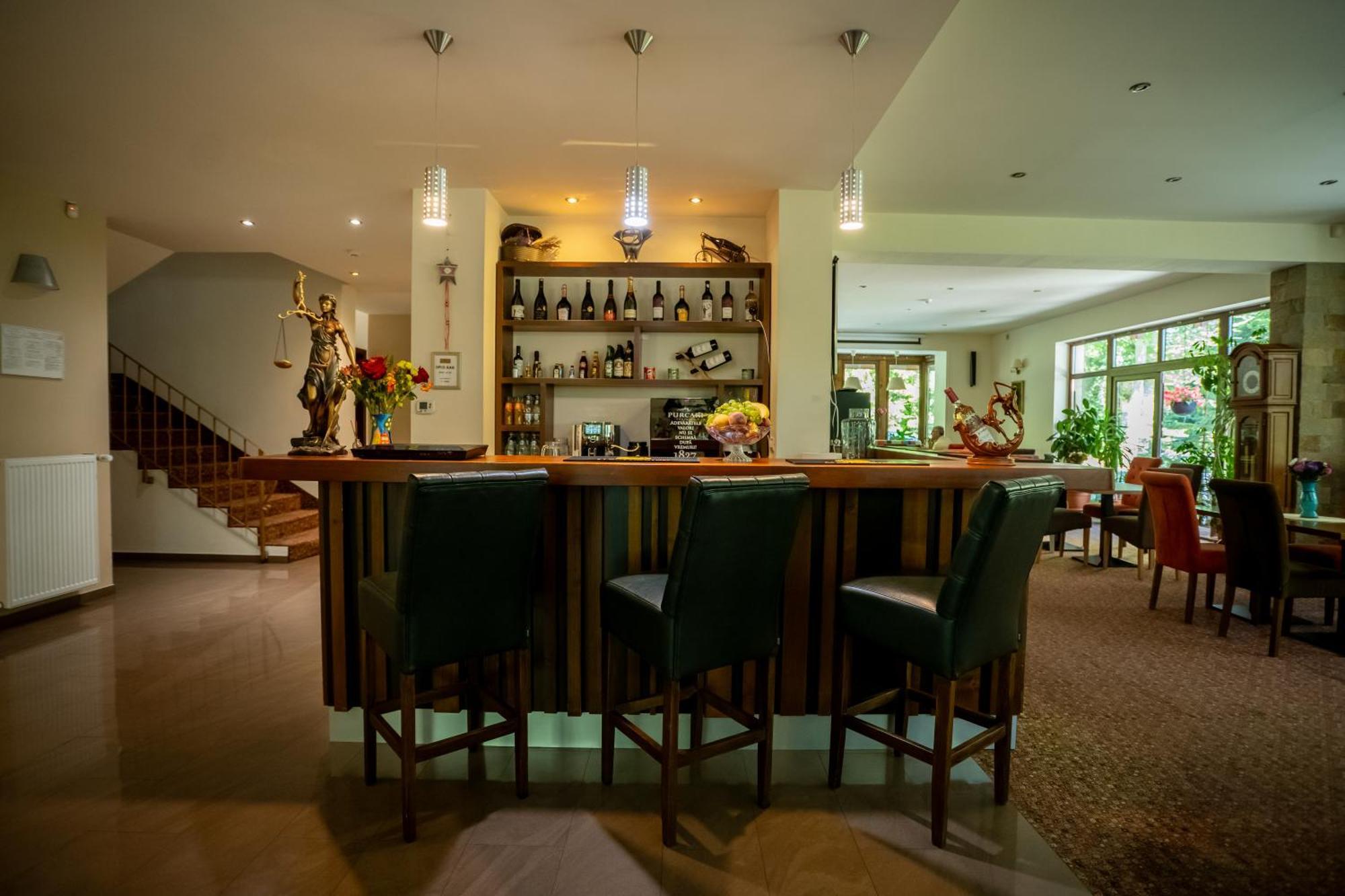 Opus Villa Sinaia Buitenkant foto The bar at the hotel